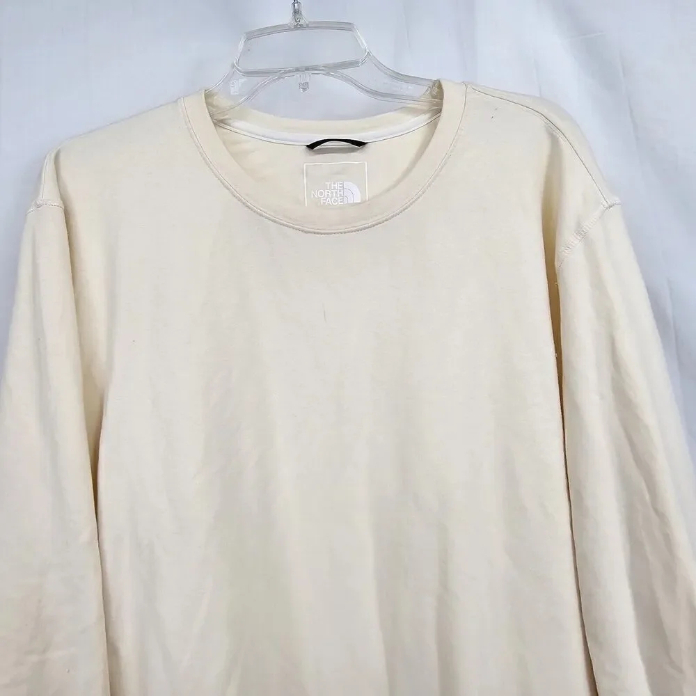 The North Face Men's Size XXL Ivory Pullover Sweatshirt Long Sleeve